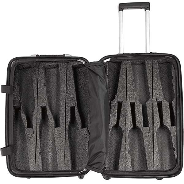 Picture of VinGardeValise Twelve Bottle Grande Wine Carrier Black Luggage