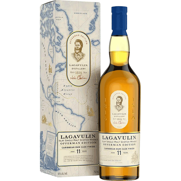 Picture of Lagavulin Offerman Edition 11-Year-Old Carribean Rum Cask Single Malt Scotch Whisky