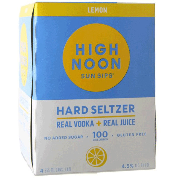 Picture of High Noon Lemon Hard Seltzer (4 x 355ml cans)