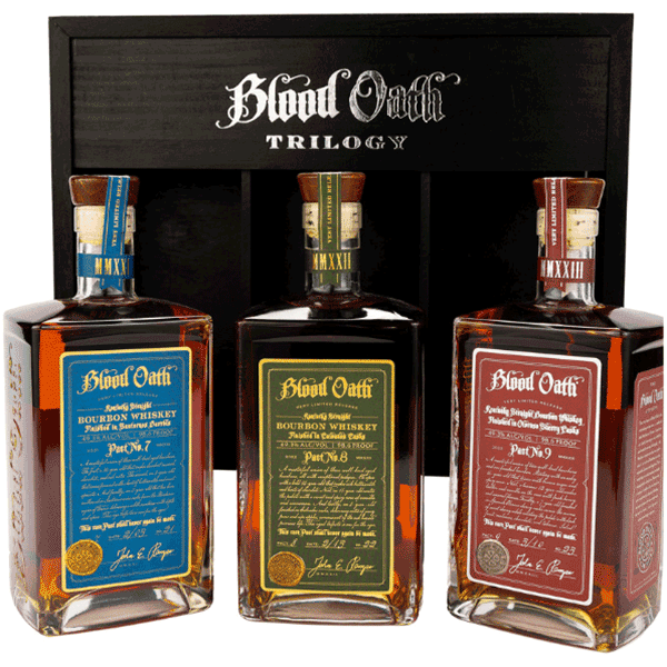 Picture of Blood Oath Trilogy Pack Bourbon 2021, 2022, and 2023