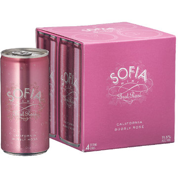 Picture of Francis Coppola Sofia Brut Rose (4 x 200ml cans)