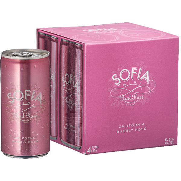 Picture of Francis Coppola Sofia Brut Rose (4 x 200ml cans)