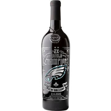 Picture of Philadelphia Eagles 2024 2X World Champions Limited Edition Etched Bottle